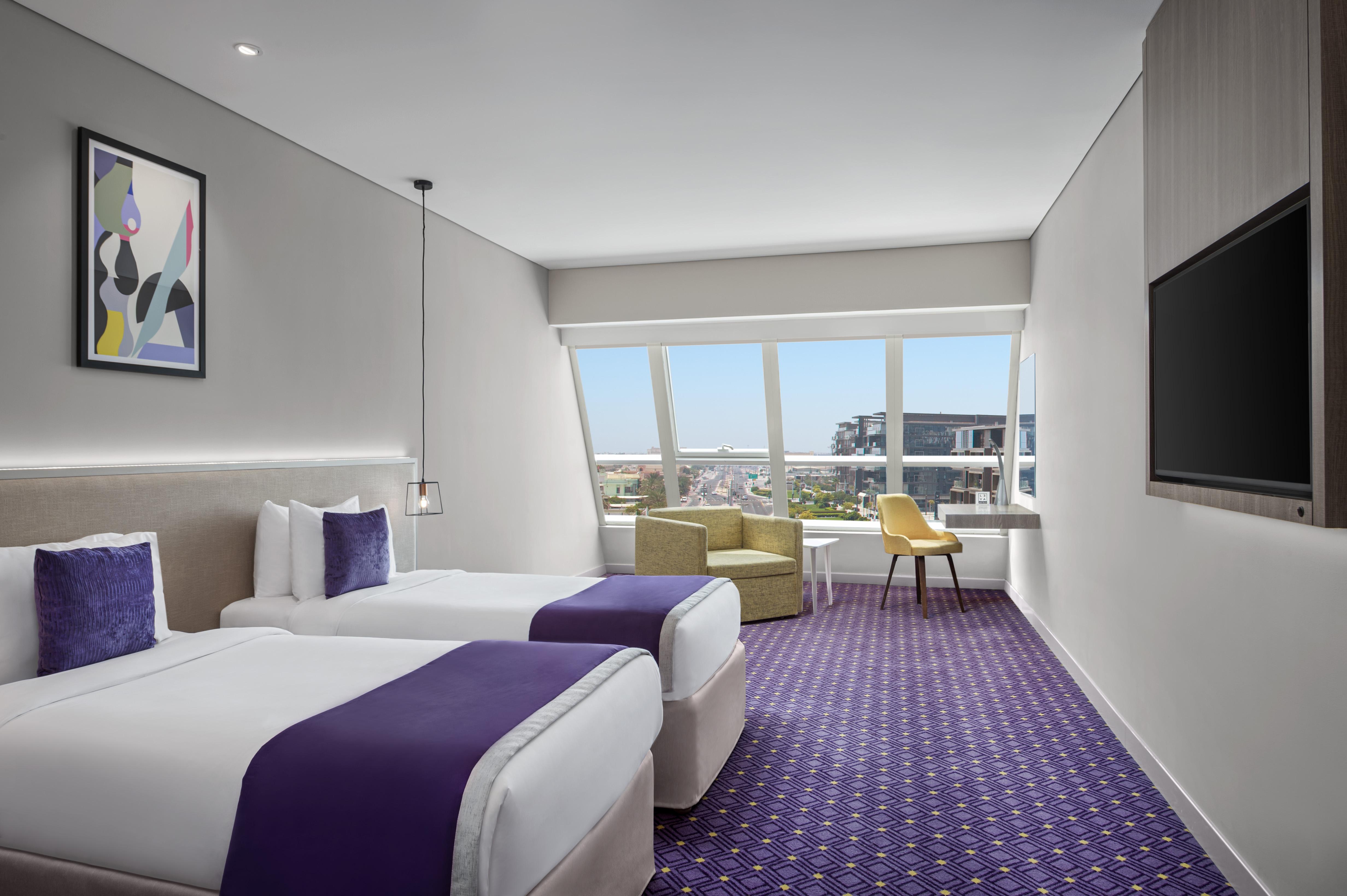 Leva Hotel Mazaya Centre Dubaï Extérieur photo